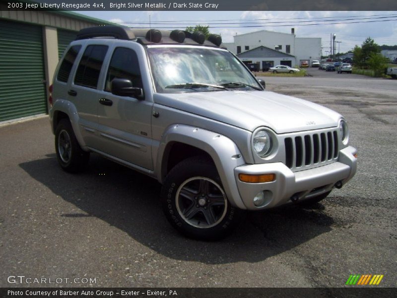 Bright Silver Metallic / Dark Slate Gray 2003 Jeep Liberty Renegade 4x4