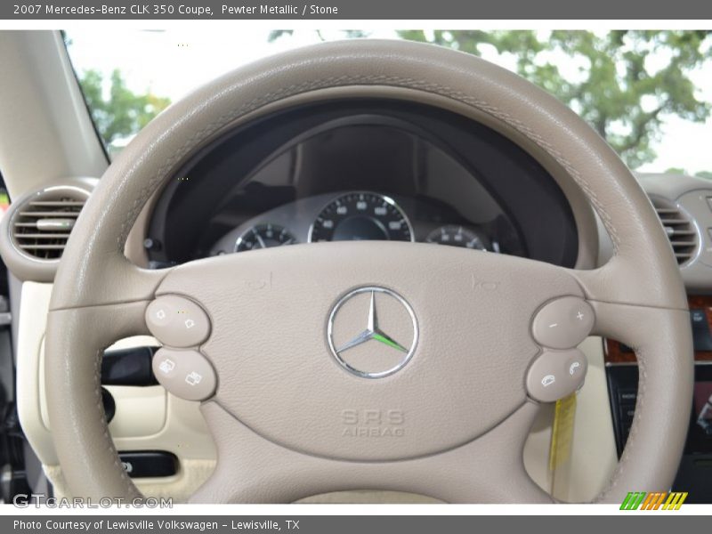Pewter Metallic / Stone 2007 Mercedes-Benz CLK 350 Coupe