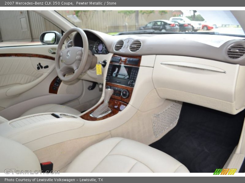 Pewter Metallic / Stone 2007 Mercedes-Benz CLK 350 Coupe