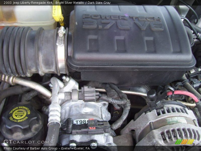 Bright Silver Metallic / Dark Slate Gray 2003 Jeep Liberty Renegade 4x4