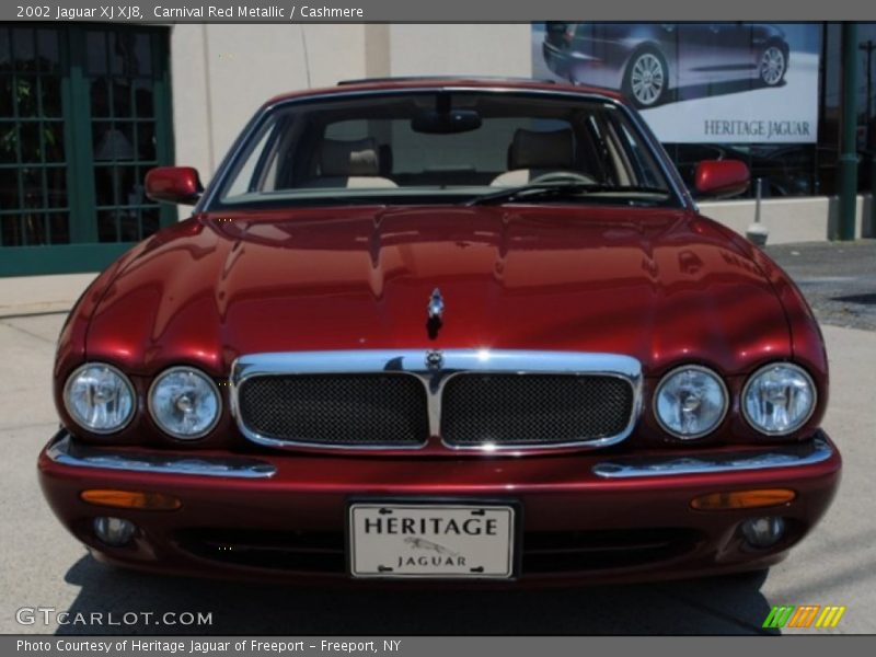 Carnival Red Metallic / Cashmere 2002 Jaguar XJ XJ8