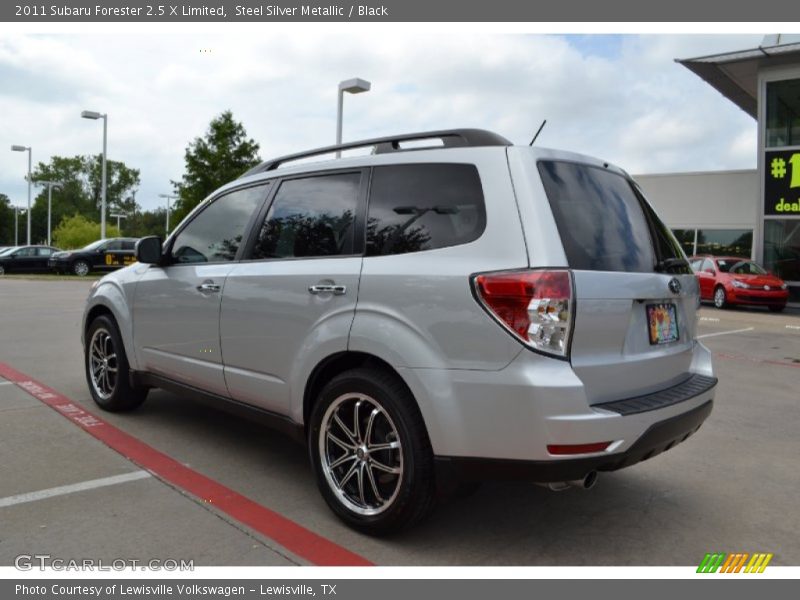 Steel Silver Metallic / Black 2011 Subaru Forester 2.5 X Limited