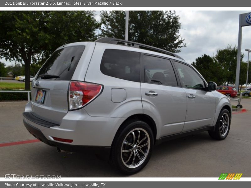 Steel Silver Metallic / Black 2011 Subaru Forester 2.5 X Limited