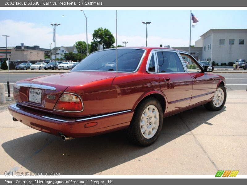 Carnival Red Metallic / Cashmere 2002 Jaguar XJ XJ8