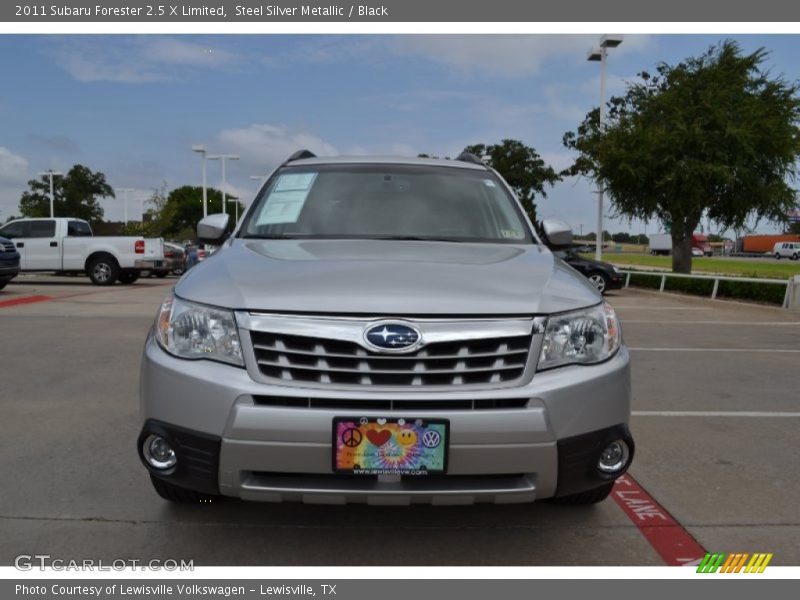 Steel Silver Metallic / Black 2011 Subaru Forester 2.5 X Limited