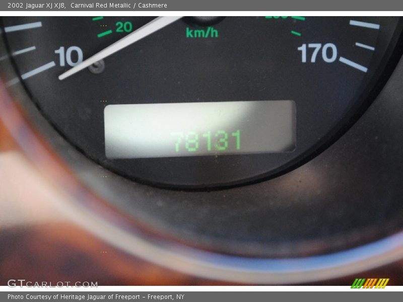 Carnival Red Metallic / Cashmere 2002 Jaguar XJ XJ8