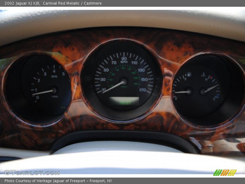 Carnival Red Metallic / Cashmere 2002 Jaguar XJ XJ8