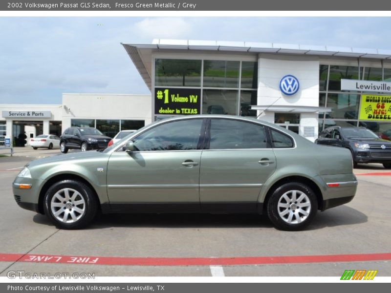 Fresco Green Metallic / Grey 2002 Volkswagen Passat GLS Sedan