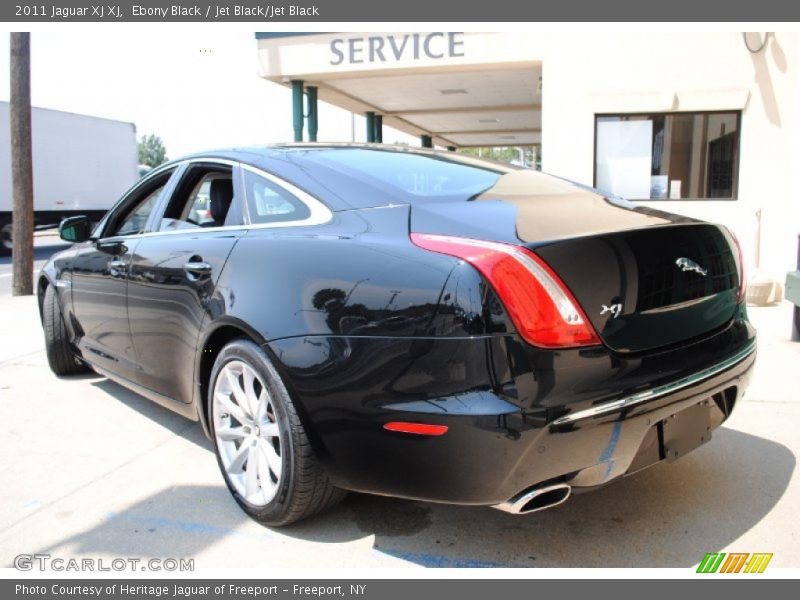 Ebony Black / Jet Black/Jet Black 2011 Jaguar XJ XJ