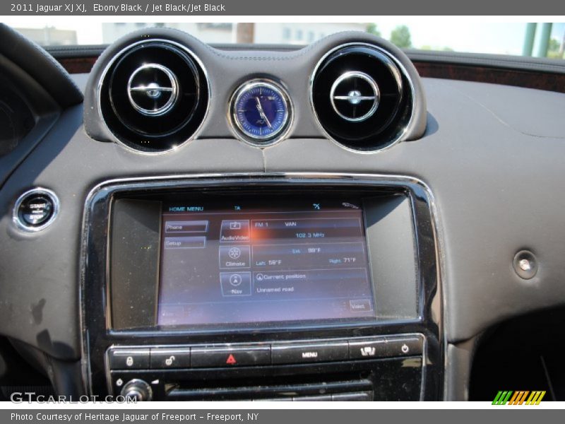 Ebony Black / Jet Black/Jet Black 2011 Jaguar XJ XJ