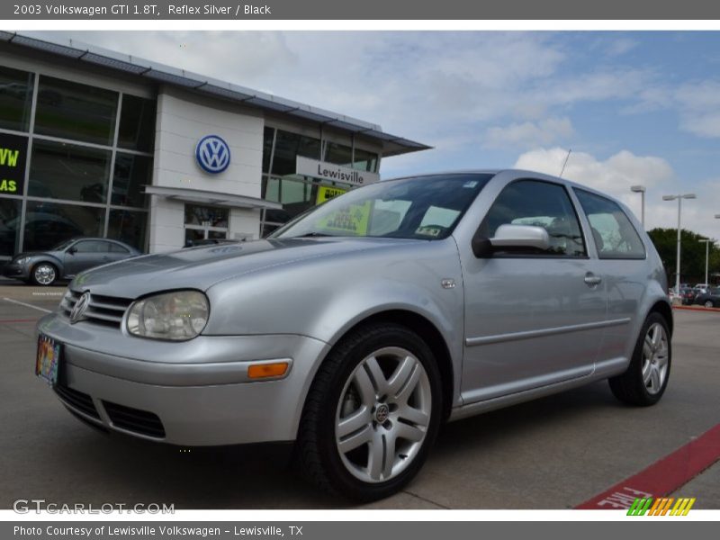 Reflex Silver / Black 2003 Volkswagen GTI 1.8T