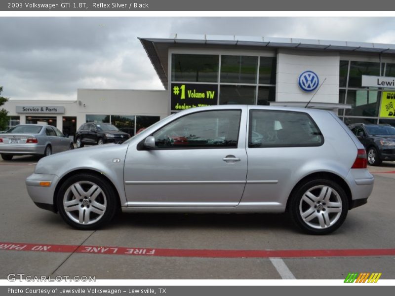 Reflex Silver / Black 2003 Volkswagen GTI 1.8T