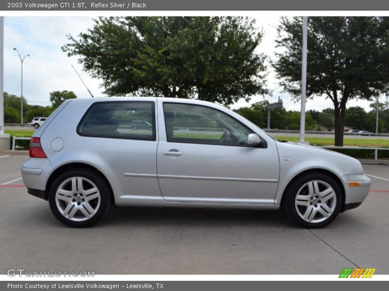 Reflex Silver / Black 2003 Volkswagen GTI 1.8T