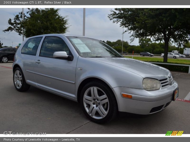 Reflex Silver / Black 2003 Volkswagen GTI 1.8T