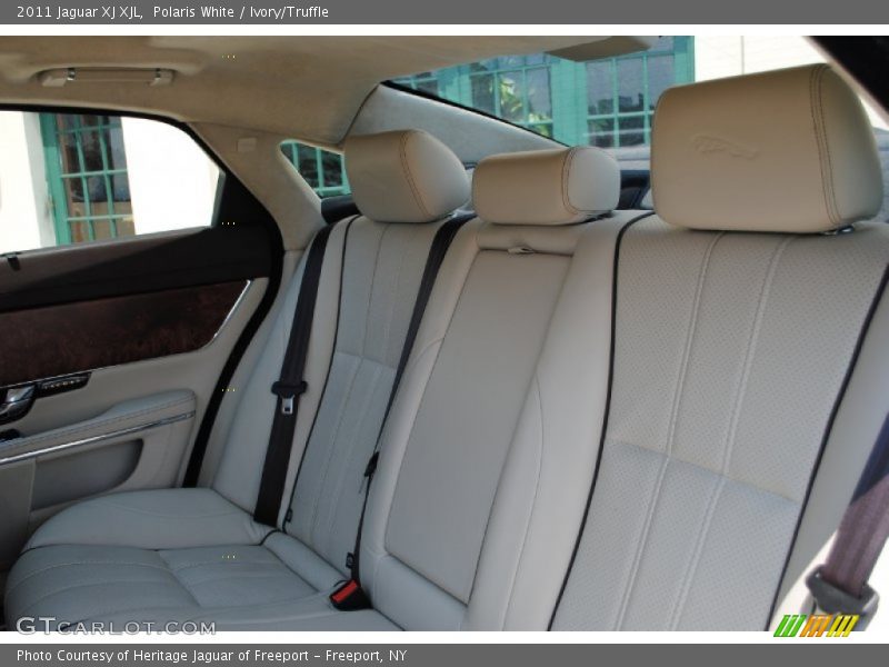 Polaris White / Ivory/Truffle 2011 Jaguar XJ XJL