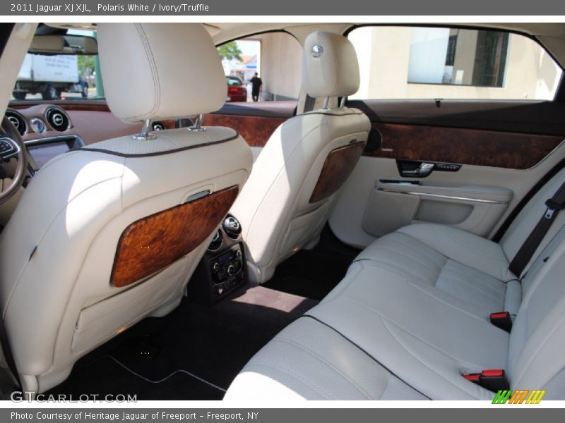 Polaris White / Ivory/Truffle 2011 Jaguar XJ XJL