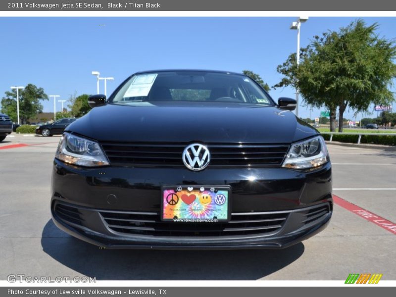 Black / Titan Black 2011 Volkswagen Jetta SE Sedan