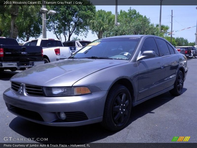 Titanium Gray Pearl / Gray 2003 Mitsubishi Galant ES