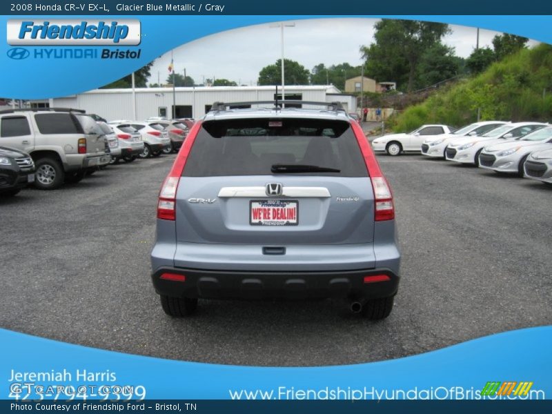 Glacier Blue Metallic / Gray 2008 Honda CR-V EX-L