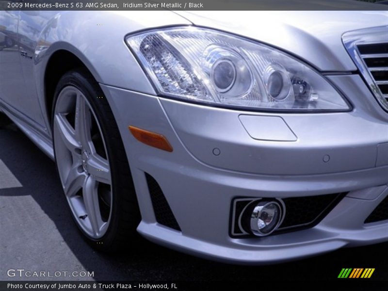 Iridium Silver Metallic / Black 2009 Mercedes-Benz S 63 AMG Sedan