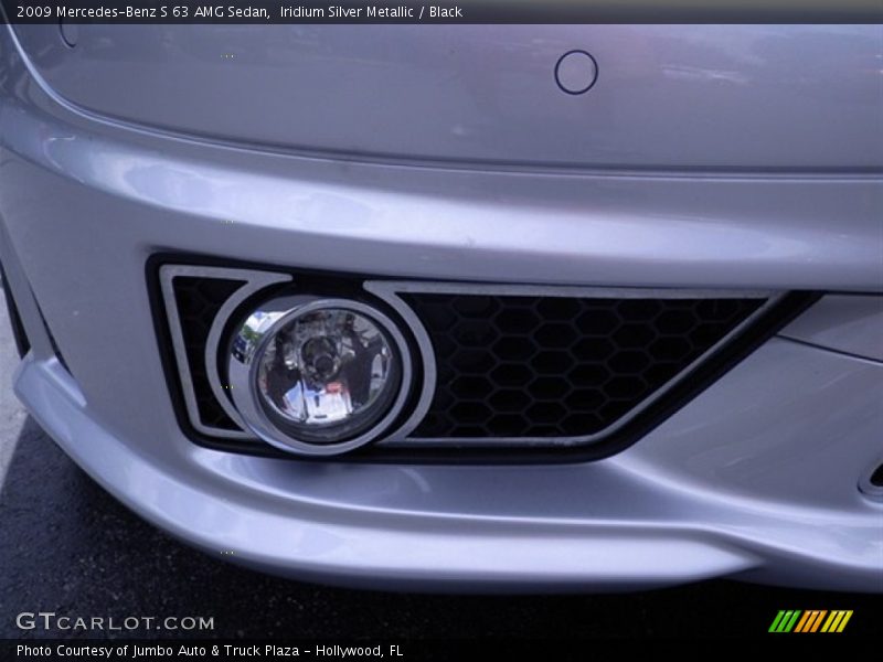 Iridium Silver Metallic / Black 2009 Mercedes-Benz S 63 AMG Sedan