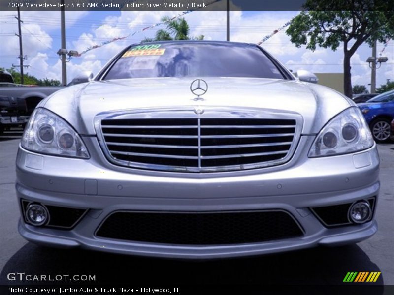 Iridium Silver Metallic / Black 2009 Mercedes-Benz S 63 AMG Sedan