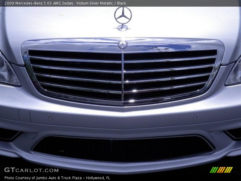 Iridium Silver Metallic / Black 2009 Mercedes-Benz S 63 AMG Sedan