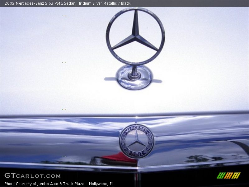 Iridium Silver Metallic / Black 2009 Mercedes-Benz S 63 AMG Sedan