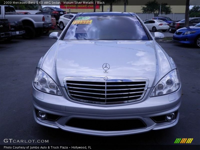 Iridium Silver Metallic / Black 2009 Mercedes-Benz S 63 AMG Sedan