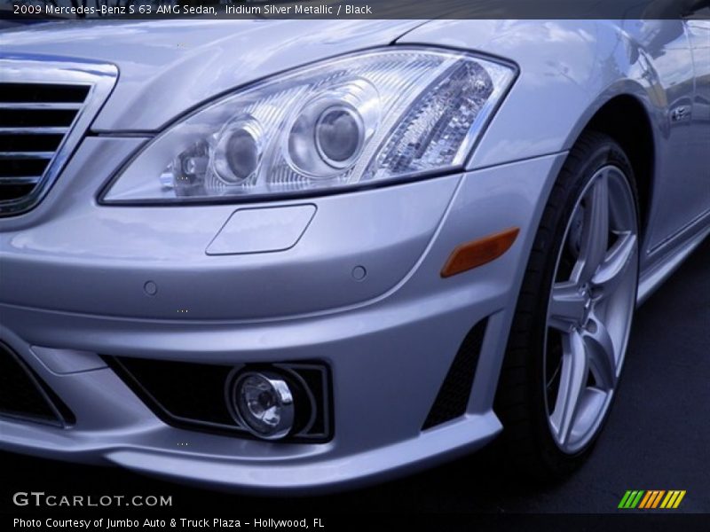 Iridium Silver Metallic / Black 2009 Mercedes-Benz S 63 AMG Sedan