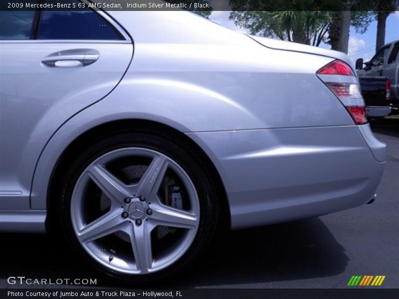 Iridium Silver Metallic / Black 2009 Mercedes-Benz S 63 AMG Sedan