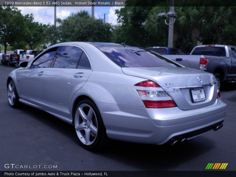 Iridium Silver Metallic / Black 2009 Mercedes-Benz S 63 AMG Sedan