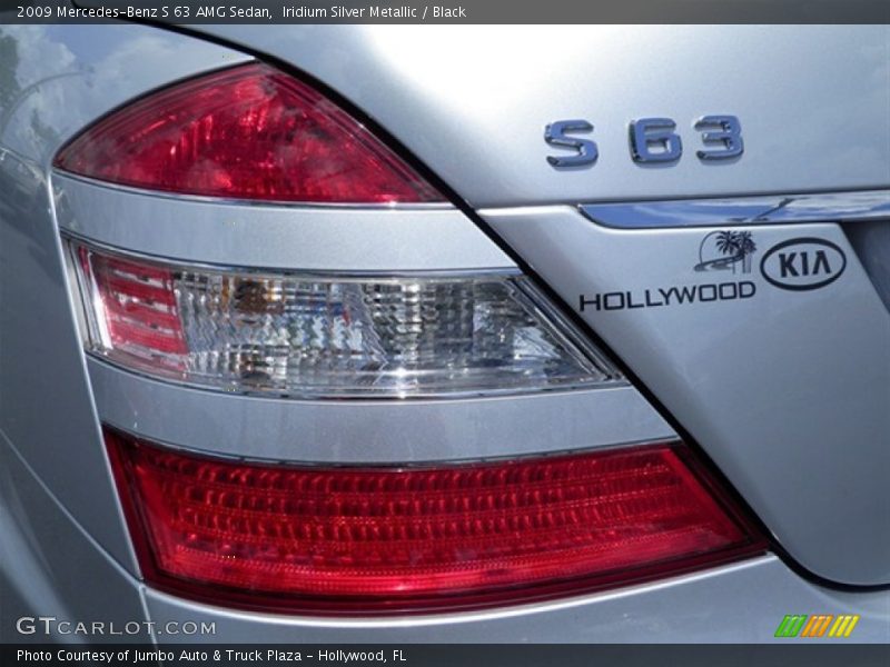 Iridium Silver Metallic / Black 2009 Mercedes-Benz S 63 AMG Sedan