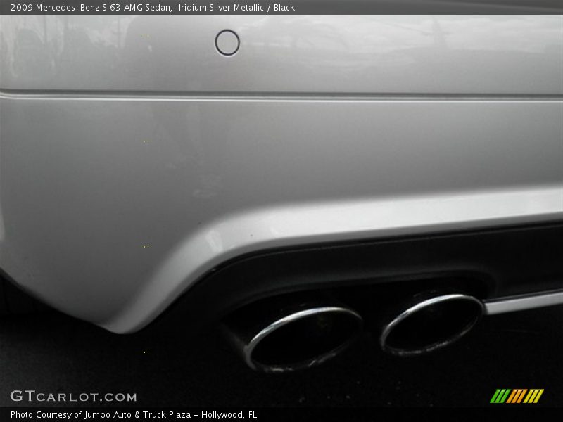 Iridium Silver Metallic / Black 2009 Mercedes-Benz S 63 AMG Sedan