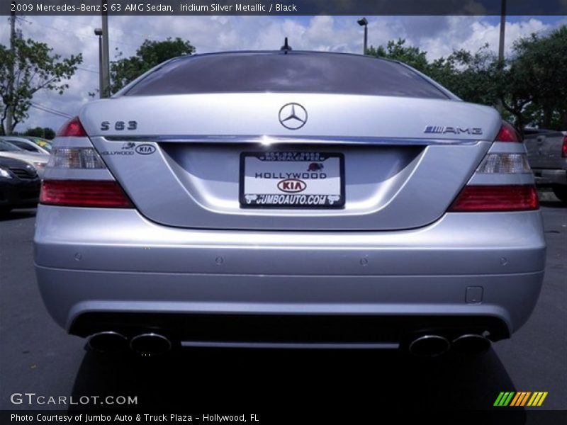 Iridium Silver Metallic / Black 2009 Mercedes-Benz S 63 AMG Sedan