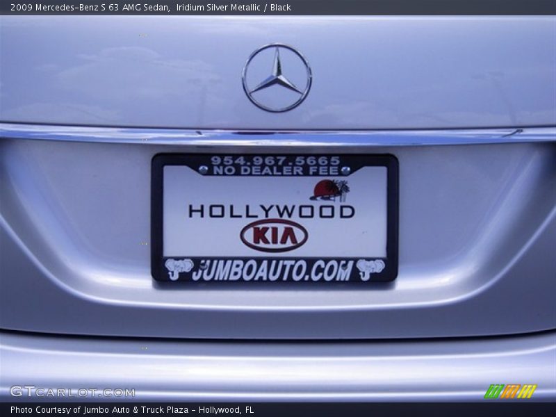 Iridium Silver Metallic / Black 2009 Mercedes-Benz S 63 AMG Sedan