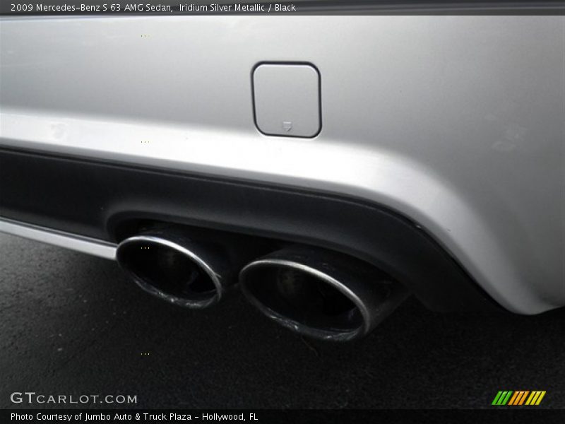 Iridium Silver Metallic / Black 2009 Mercedes-Benz S 63 AMG Sedan