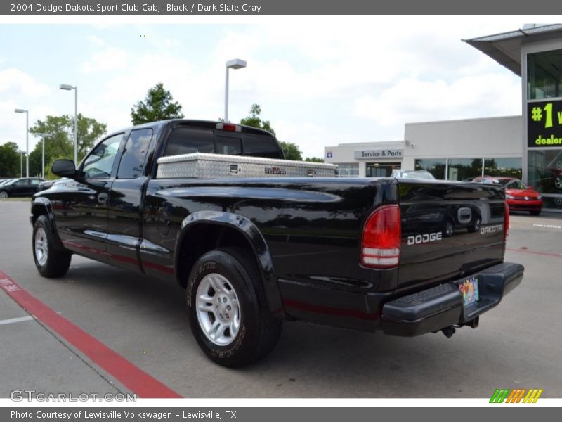 Black / Dark Slate Gray 2004 Dodge Dakota Sport Club Cab