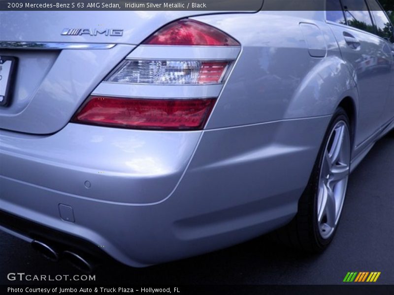 Iridium Silver Metallic / Black 2009 Mercedes-Benz S 63 AMG Sedan