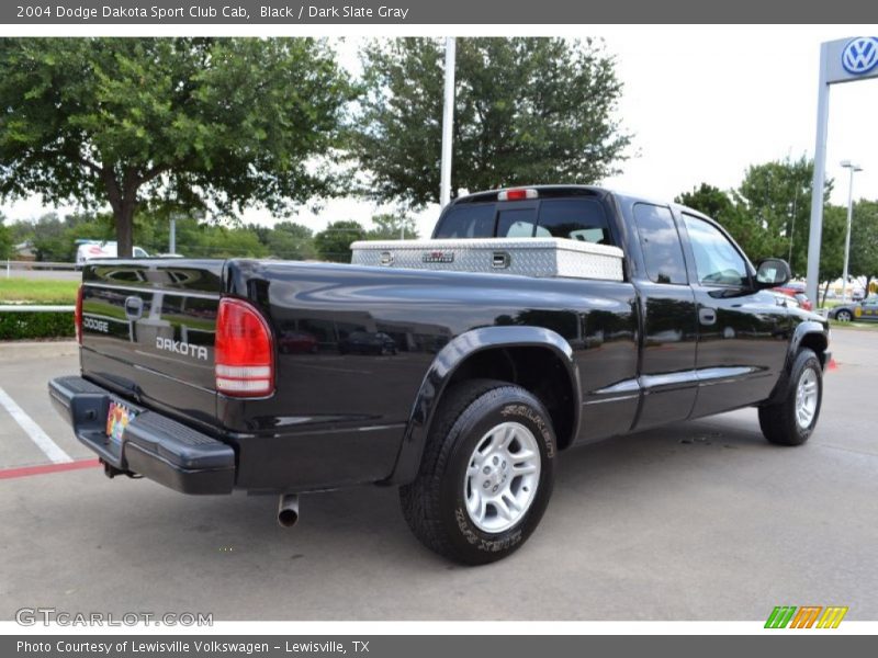 Black / Dark Slate Gray 2004 Dodge Dakota Sport Club Cab