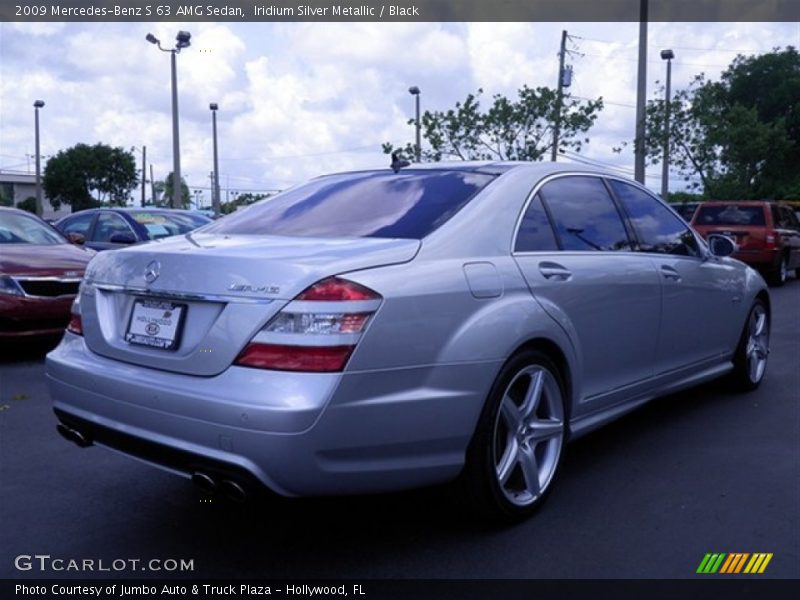 Iridium Silver Metallic / Black 2009 Mercedes-Benz S 63 AMG Sedan