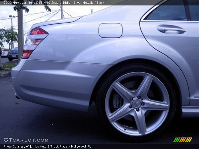 Iridium Silver Metallic / Black 2009 Mercedes-Benz S 63 AMG Sedan