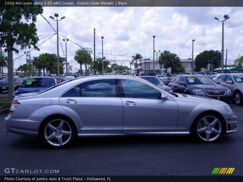 Iridium Silver Metallic / Black 2009 Mercedes-Benz S 63 AMG Sedan