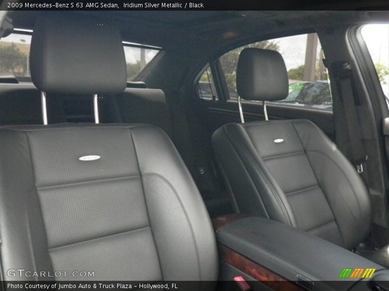 Iridium Silver Metallic / Black 2009 Mercedes-Benz S 63 AMG Sedan