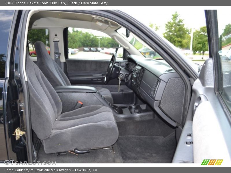 Black / Dark Slate Gray 2004 Dodge Dakota Sport Club Cab