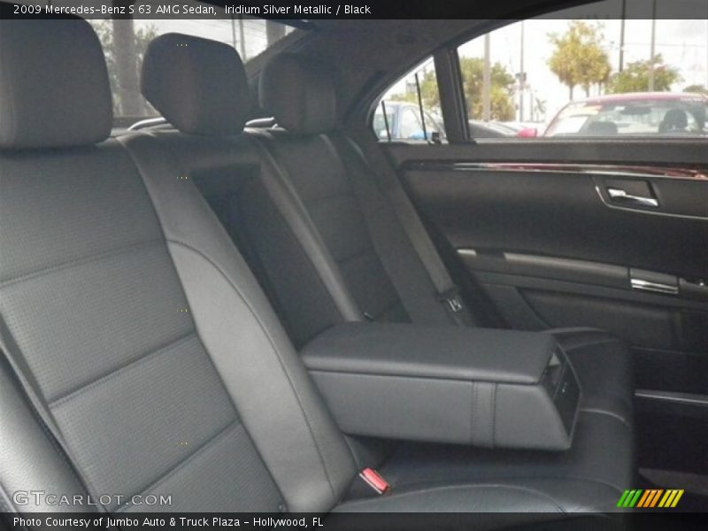 Iridium Silver Metallic / Black 2009 Mercedes-Benz S 63 AMG Sedan