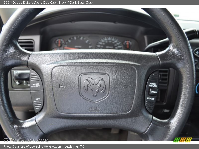 Black / Dark Slate Gray 2004 Dodge Dakota Sport Club Cab