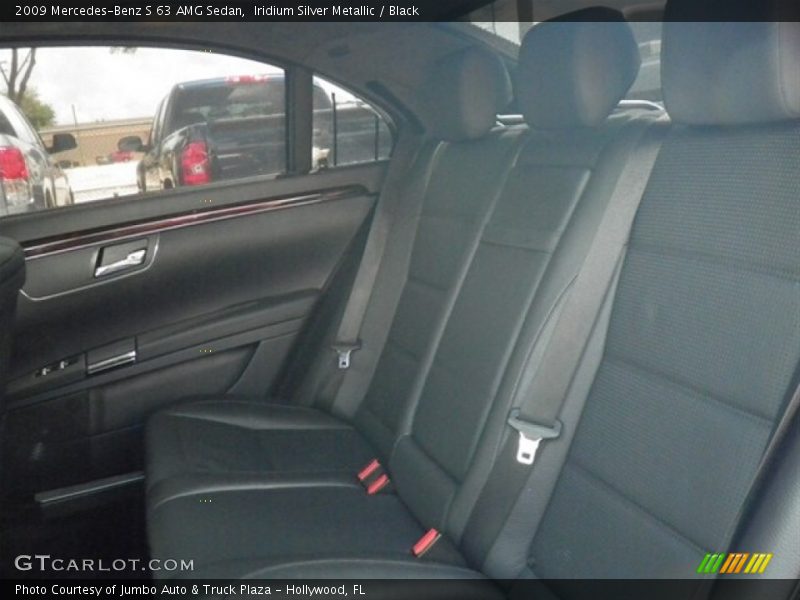 Iridium Silver Metallic / Black 2009 Mercedes-Benz S 63 AMG Sedan
