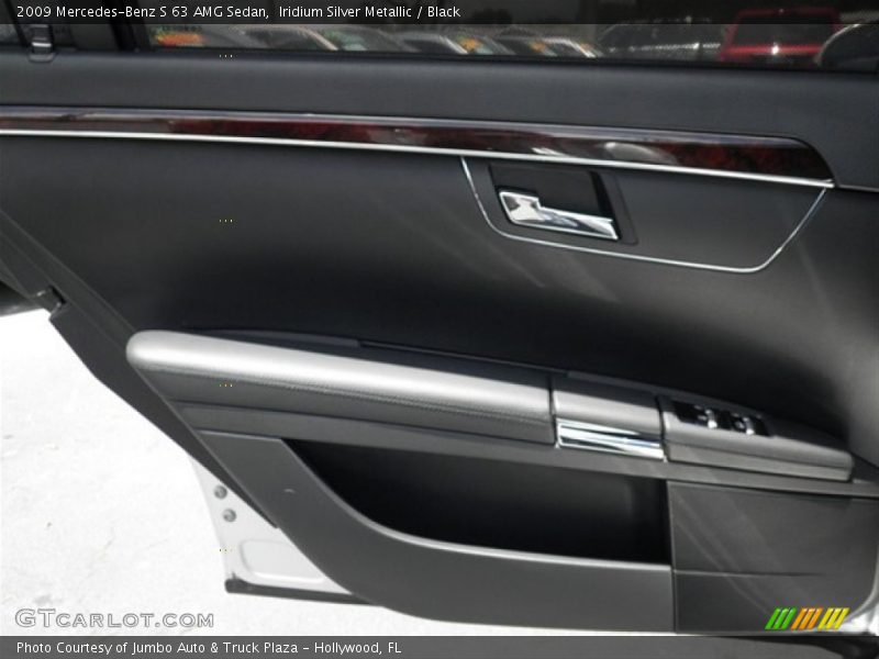 Iridium Silver Metallic / Black 2009 Mercedes-Benz S 63 AMG Sedan