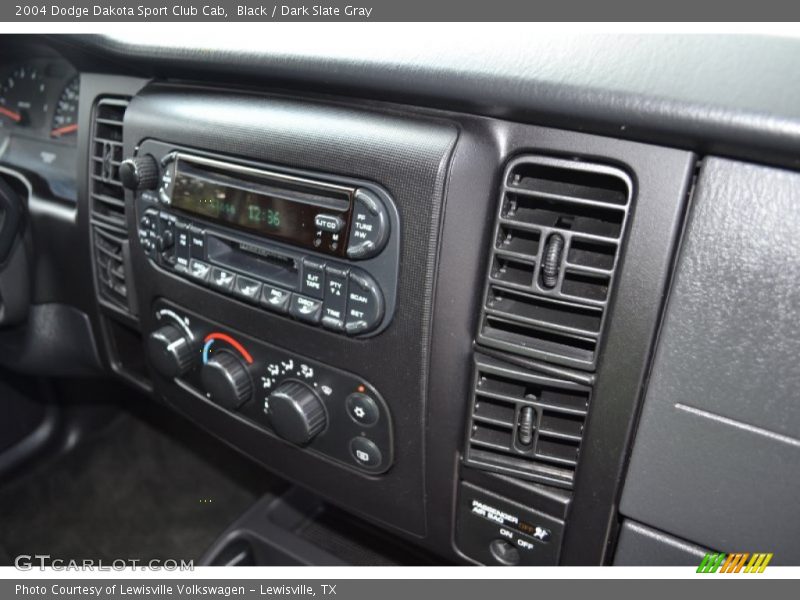 Black / Dark Slate Gray 2004 Dodge Dakota Sport Club Cab